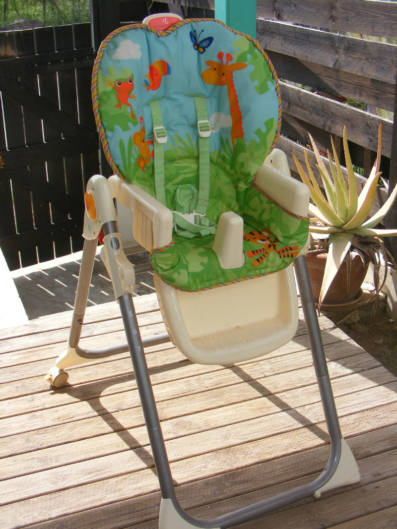 fisher price high chair animals