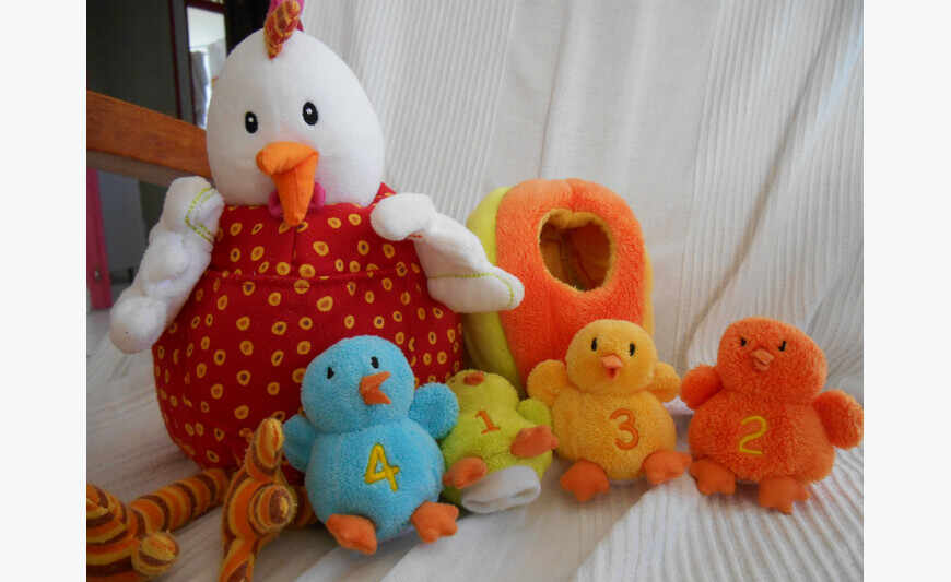 lilliputiens ophelie et ses poussins