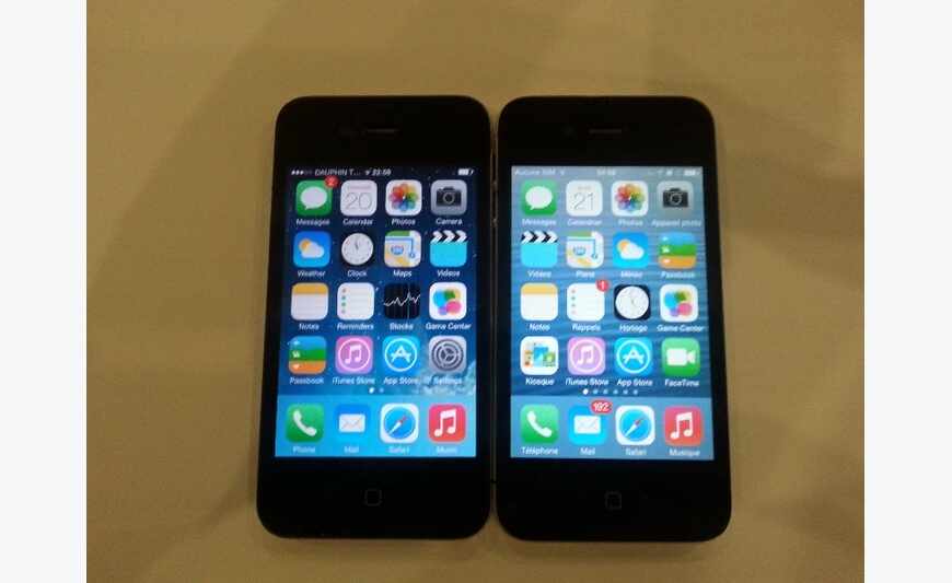 iPHONE 4 noir 16GO + Iphone 4 noir 32Go