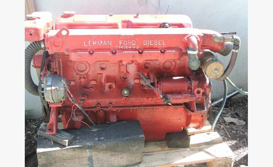 Ford lehman 120 chevaux puissance intérieure moteur diesel