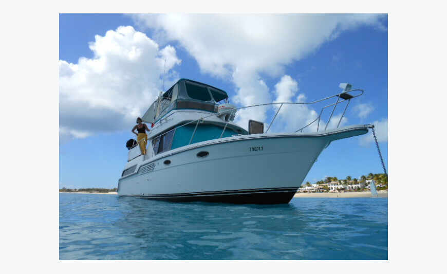 cabin cruiser carver 325 aft flybridge
