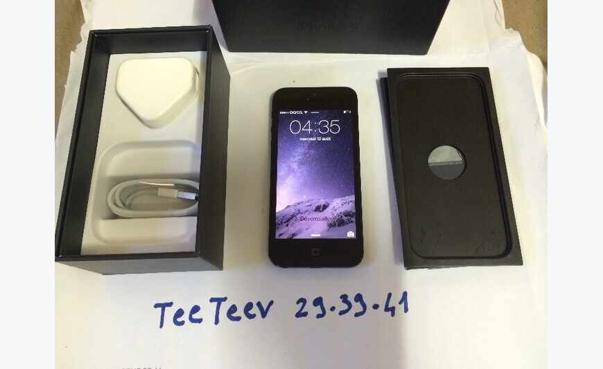iPhone 5 noir 16Go déc. 2014 (TeeTeev 29 39 41)
