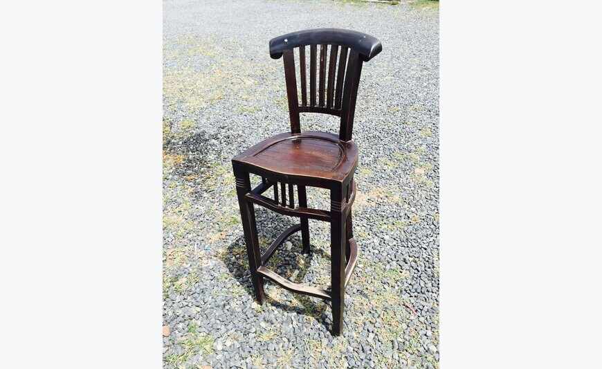 tabouret de bar style colonial
