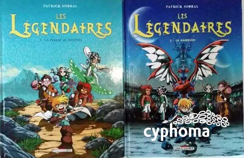 Les légendaires tomes 1&2 - DVD - CD - Livres Saint-Martin • Cyphoma