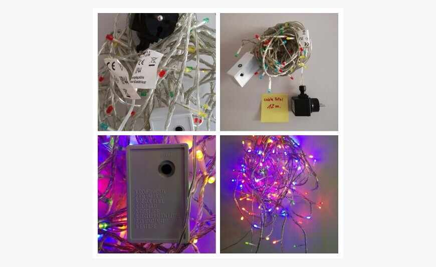 Garland light outdoor multicolor