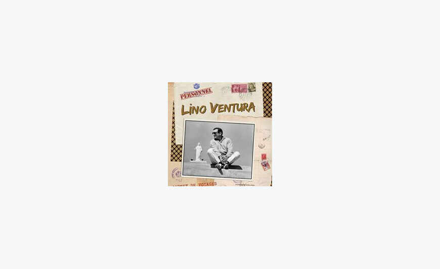 Lino ventura - Carnet de voyages dédicacé