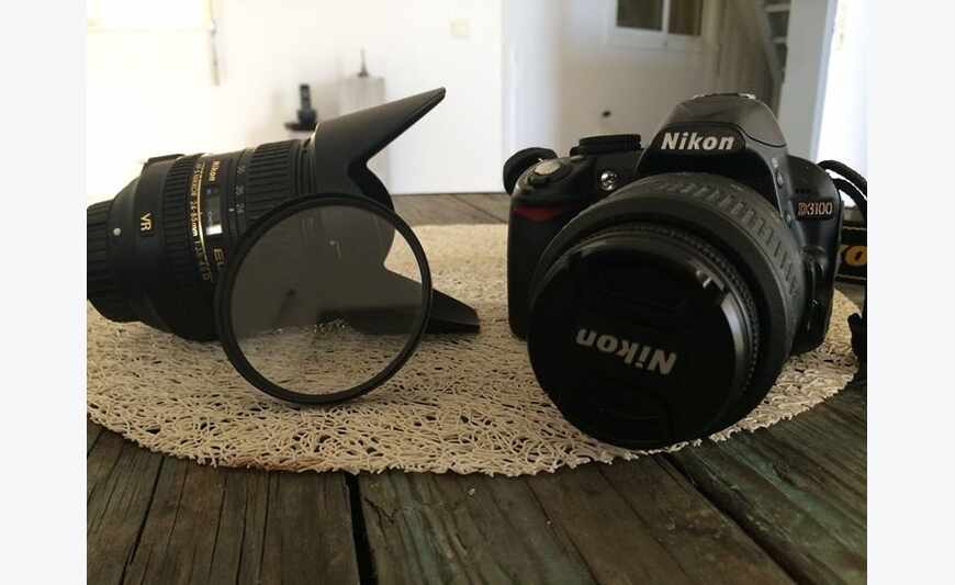 Nikon d3100 SLR + lentes