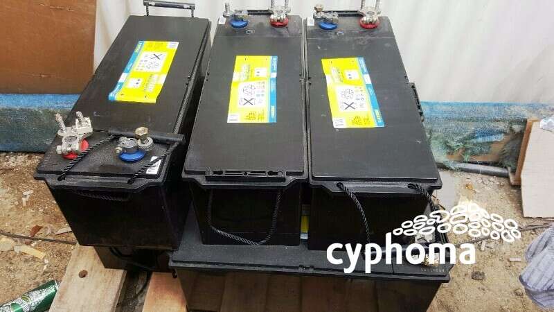 lot de 7 batteries vetus marine 12v 780a