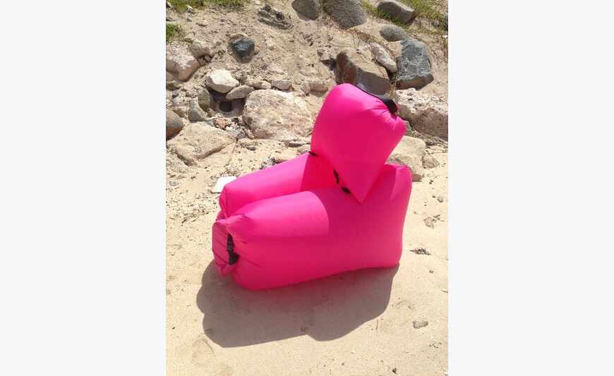 Fauteuil gonflable/air chair avec coussin