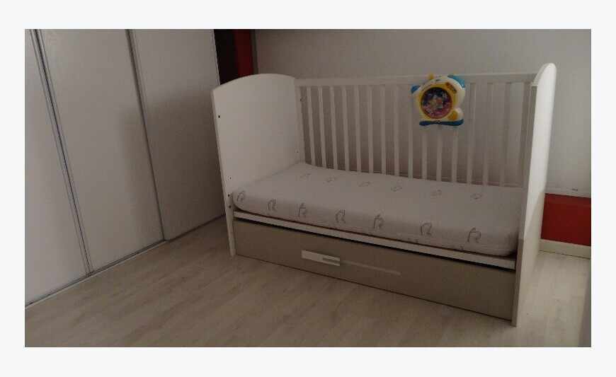 Lit Gautier Convertible Bébé enfant et Matelas BIO