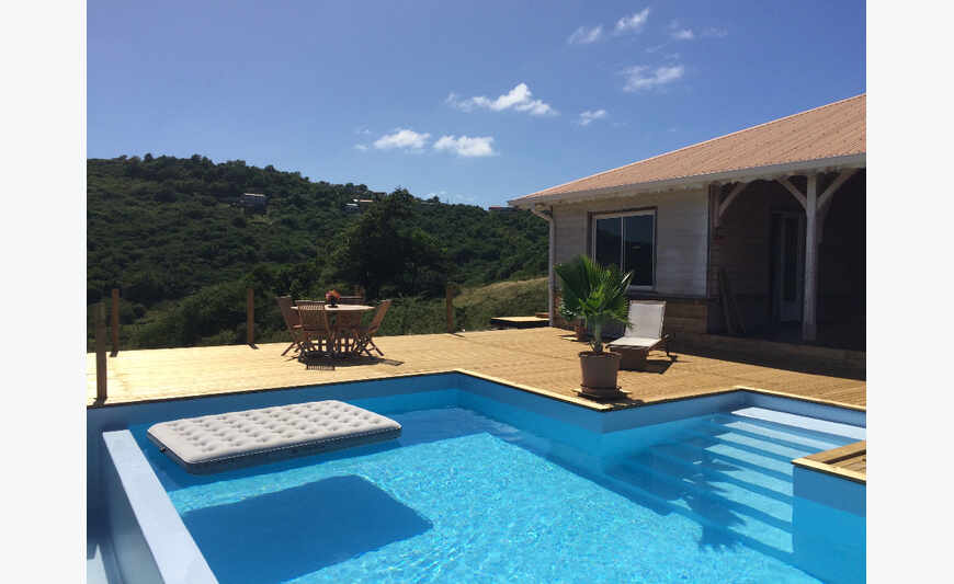 Villa T6 vue mer avec piscine à débordement