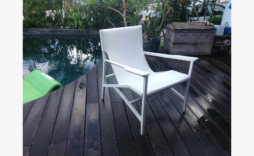 Chair, sofa, coffee table