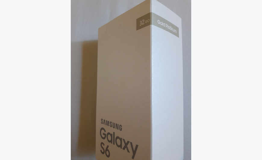 Samsung Galaxy S6 gold platinium 32go