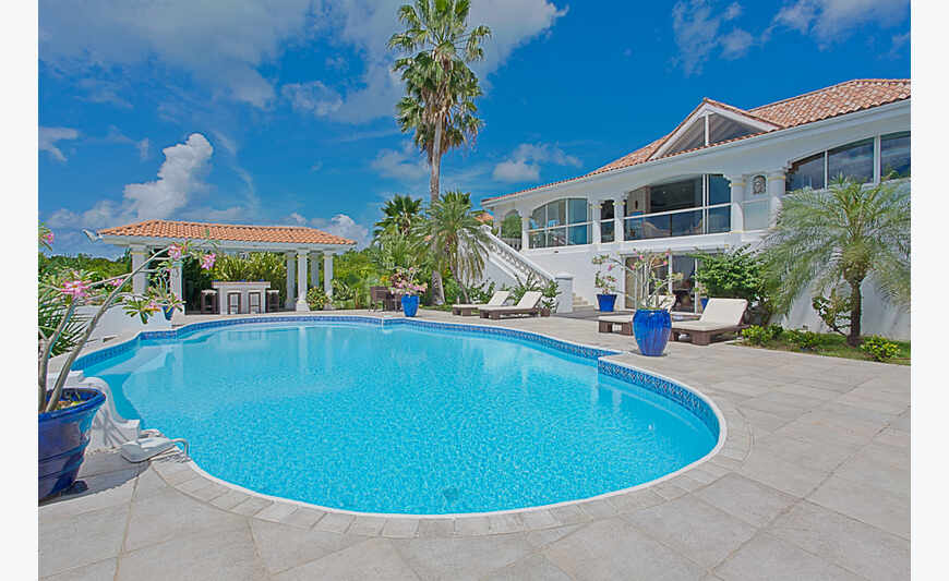 Magnific Estate 6B/6.5Bths great sunset view SXM