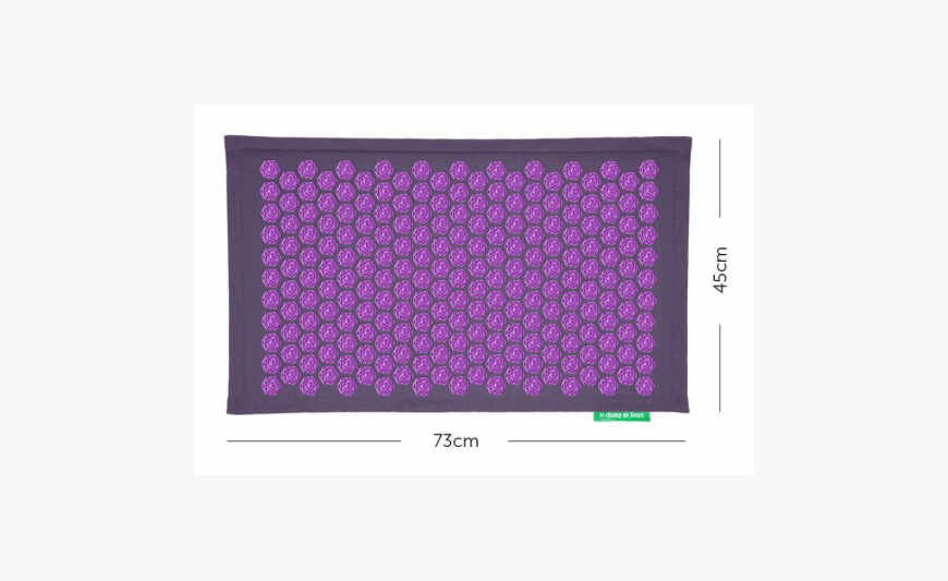 Tapis+coussin d'accupression Champs de fleurs