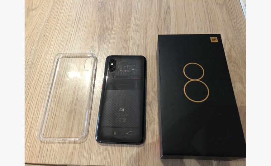 neuf : xiaomi - mi 8 pro transparent