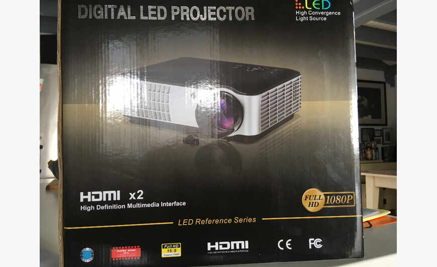 nine digital led projector
