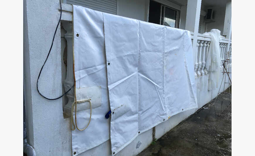 Bâche de protection PVC 4. 5x5m
