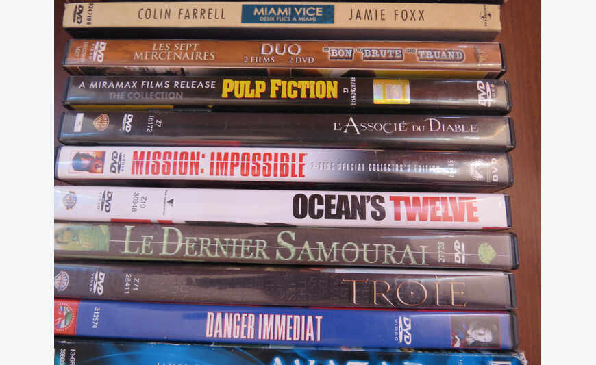 lot of 65 DVD