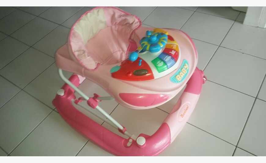 trotteur Baninni rose