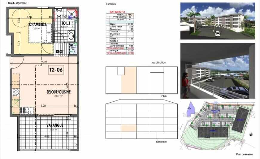 T2 Ducos Residence Neuve