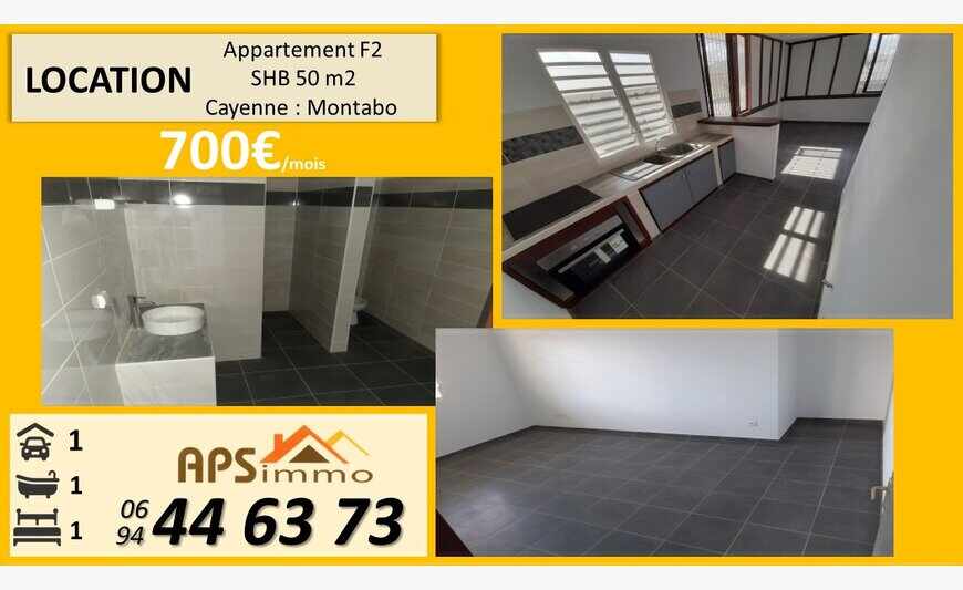 Appartement 2 pieces 45m2 Montabo...