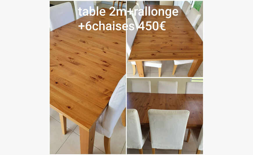 Meubles, table, lit divers