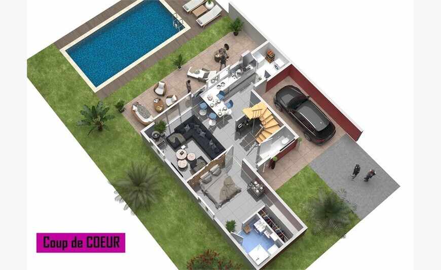 Matoury maison P4 de 103.08 m² -...