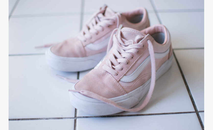 vans rose taille 36 fr / 6 us women