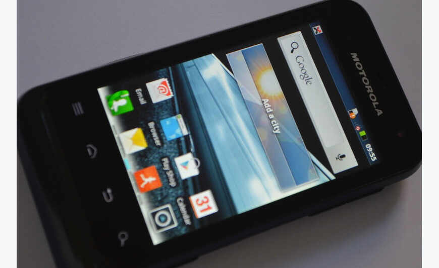 Motorola Defy mini noir tout opérateur / JCG97
