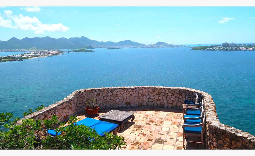 Stunning Hilltop Villa + Dock, Terres Basses SXM