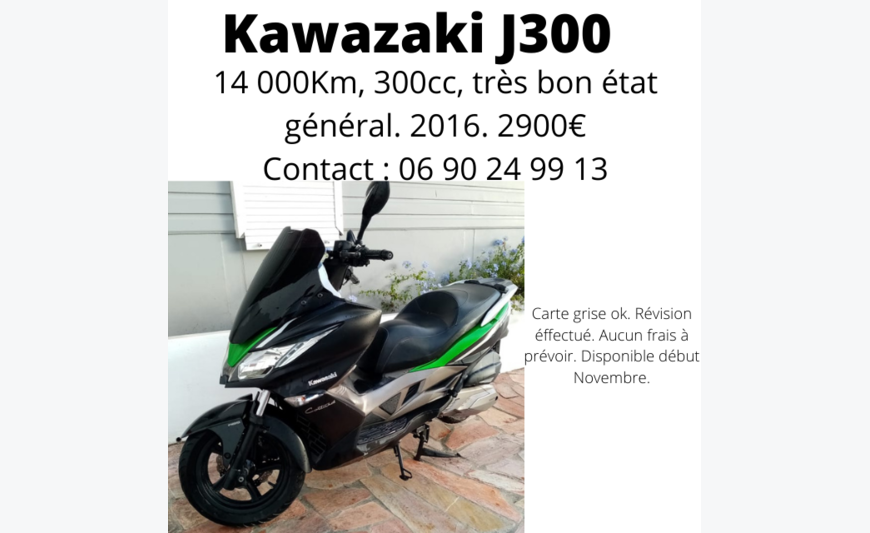 Scooter Kawazaki J300