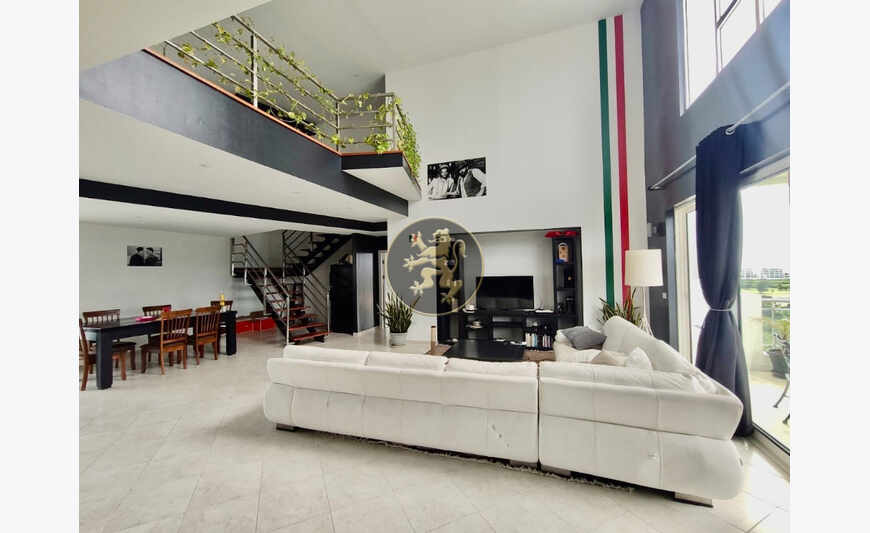 Er is ruimte voor de Ferrari in dit Sky Penthouse.
