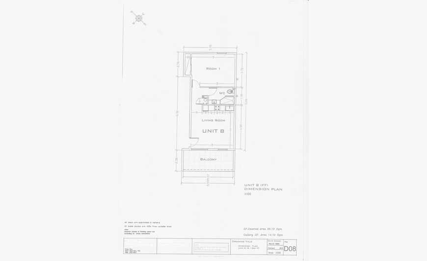 2 kamers van 59 m2 en 14.10 m2 terras