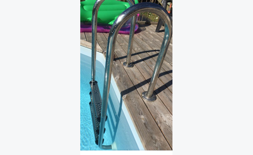 Echelle piscine tout inox