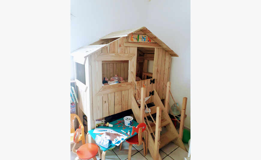 Lit cabane 160X70