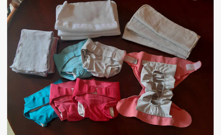 Lot couche lavable hamac taille S
