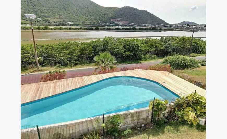 Grand Case: T3 terrace unobstructed view