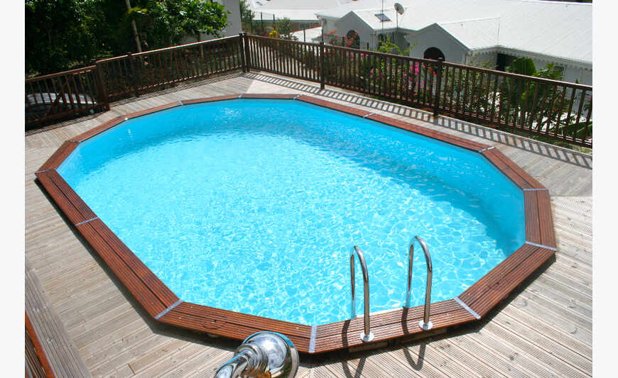 T3 STANDING PISCINE VUE SUR MER TROIS ILETS