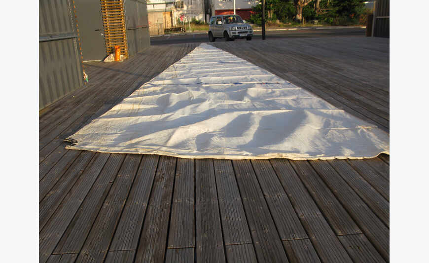 voile d'avant lattée foc solent génois auto vireur