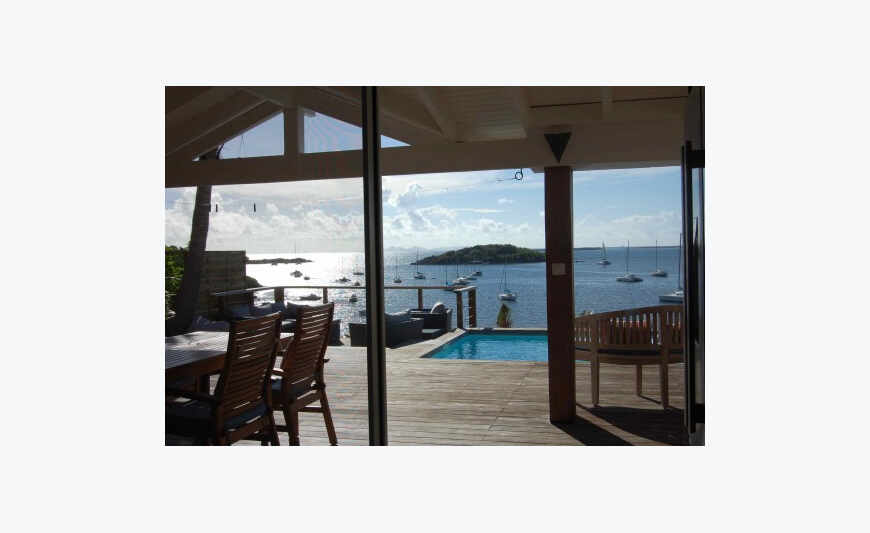 VILLA SUPERBE VUE MER ET ST BARTH - PISCINE