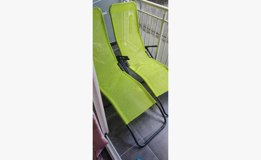 PLAGE CHAISES (TRANSATES) x2