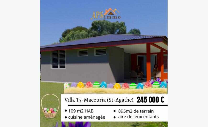 Villa T5 individuelle 109 m2 Ste...
