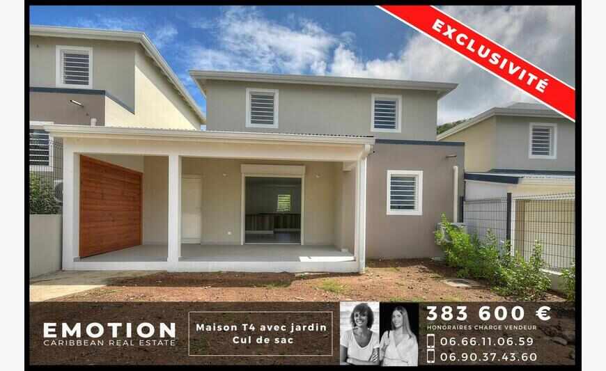 Maison T4 96 M2 Cul-De-Sac -...