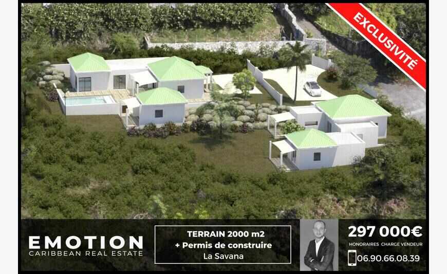 Terrain 2000 m2 La Savana Nouveau...