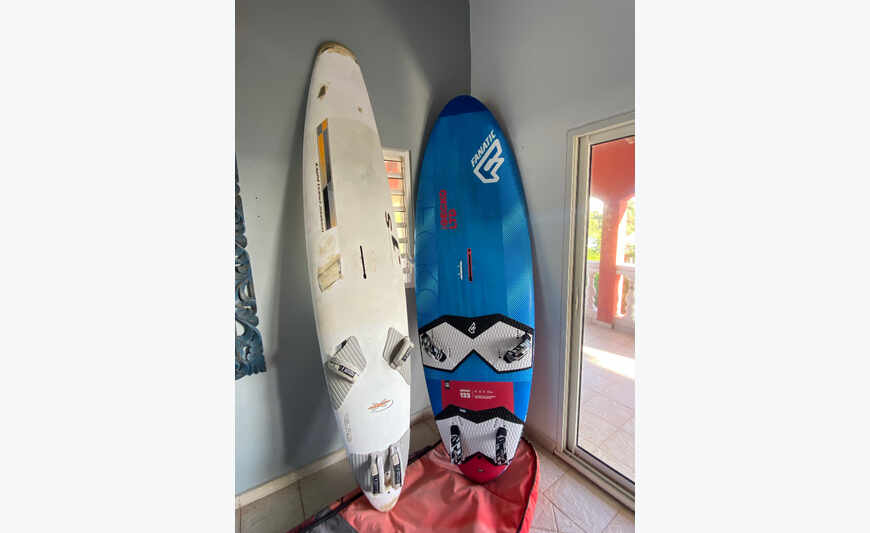 Windsurf boards, mat, wishbones, sails,...