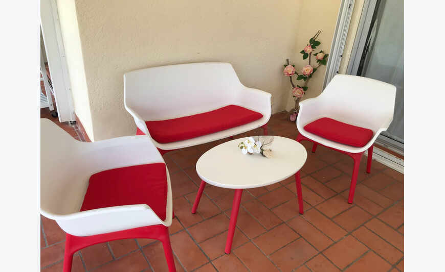 Modern garden furniture, Italian product.