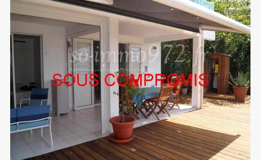 Beau T2 MeublÉ Vue Mer Anses D'Arlet