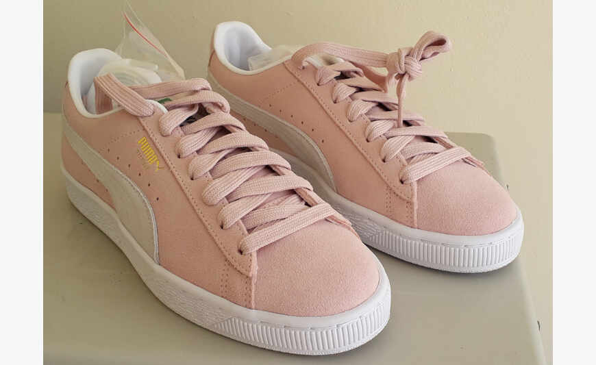 Baskets PUMA suede classic xxl rose