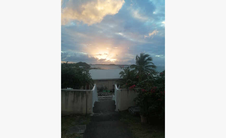 T2 Terrasses d'Agrément vue baie de Marigot